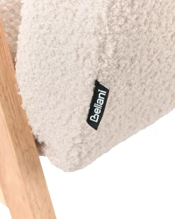 Poltrona per Bambini LINDE Bouclé Beige chiaro