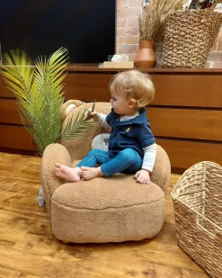 Poltrona per Bambini Orsacchiotto BOO Bouclé Marrone
