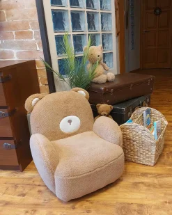 Poltrona per Bambini Orsacchiotto BOO Bouclé Marrone