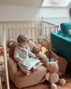 Poltrona per Bambini Orsacchiotto BOO Bouclé Marrone