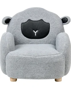 Poltrona per Bambini Pecora ULA Bouclé Grigio