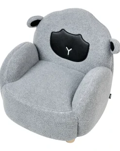 Poltrona per Bambini Pecora ULA Bouclé Grigio