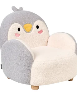 Poltrona per Bambini Pinguino FYN Bouclé Grigio