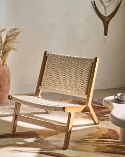 Poltrona VILLAZ Legno Marrone