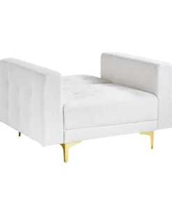 Poltrona ABERDEEN Bouclé Bianco sporco
