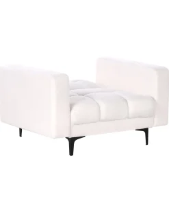 Poltrona ALNES Bouclé Bianco