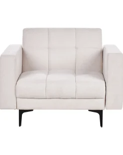 Poltrona ALNES Tessuto Bianco sporco