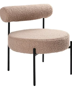 Poltrona ALPHA Bouclé Tortora