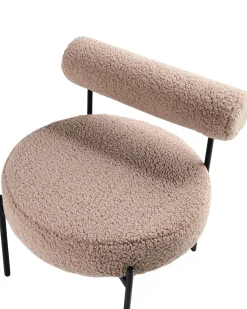 Poltrona ALPHA Bouclé Tortora