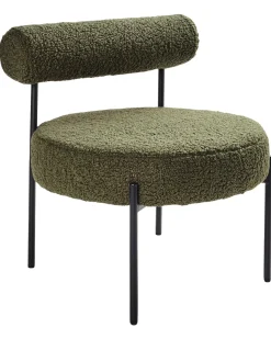 Poltrona ALPHA Bouclé Verde