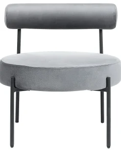 Poltrona ALPHA Velluto Grigio