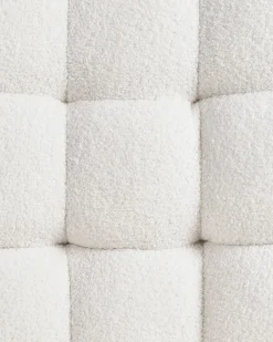 Poltrona ALVESTA Bouclé Bianco