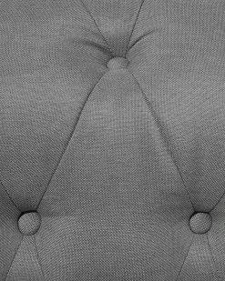 Poltrona CHESTERFIELD Tessuto Grigio chiaro