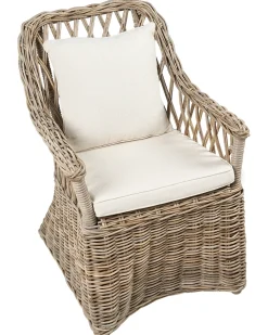 Poltrona da giardino MAROS II Rattan Naturale