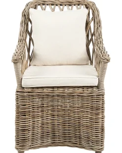 Poltrona da giardino MAROS II Rattan Naturale