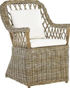 Poltrona da giardino MAROS Rattan Naturale