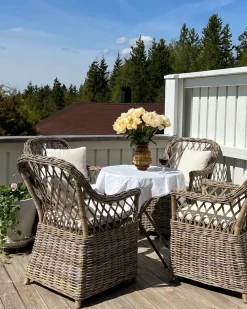 Poltrona da giardino MAROS Rattan Naturale