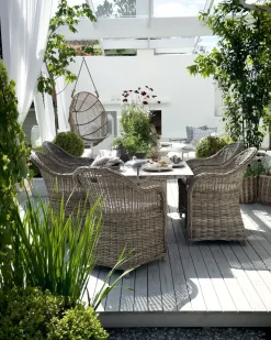 Poltrona da giardino SUSUA Rattan Naturale