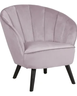 Poltrona DALA Velluto Rosa