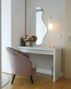 Poltrona DALA Velluto Rosa