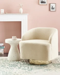 Poltrona LAVIK Bouclé Beige