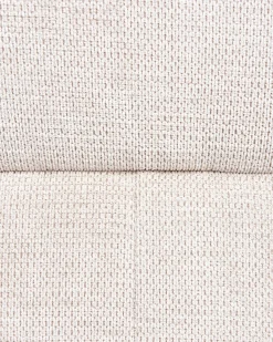Poltrona massaggiante HERO con poggiapiedi Tessuto Beige chiaro
