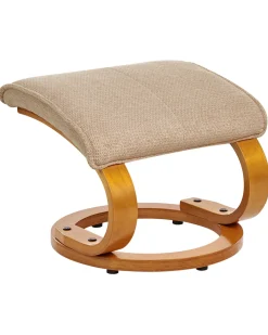 Poltrona massaggiante HERO con poggiapiedi Tessuto Beige