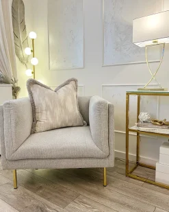 Poltrona MOEN Tessuto Beige
