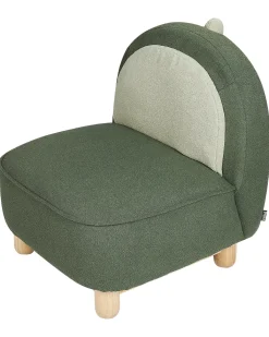 Poltrona per Bambini Dinosauro FABORG Tessuto Verde scuro