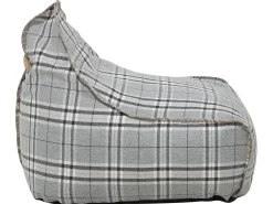 Poltrona sacco 200 L DROP LINEN 63 cm 75 cm Grigio