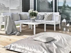 Poltrona sacco 600 L FUZZY 180 cm 230 cm Argento