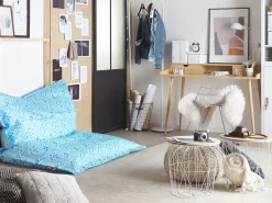Poltrona sacco 300 L FUZZY 140 cm 180 cm Azzurro