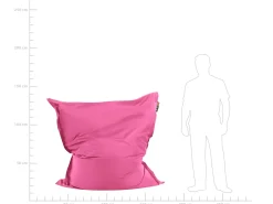 Poltrona sacco 300 L FUZZY 140 cm 180 cm Fucsia