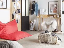 Poltrona sacco 300 L FUZZY 140 cm 180 cm Rosso