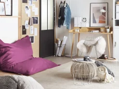 Poltrona sacco 300 L FUZZY 140 cm 180 cm Viola