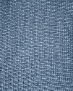 Poltrona Wingback VEJLE con poggiapiedi Tessuto Blu scuro