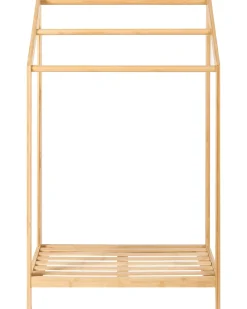 Porta asciugamani con ripiano YUNGAS Bambù Marrone chiaro