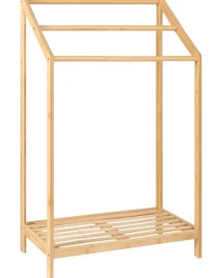 Porta asciugamani con ripiano YUNGAS Bambù Marrone chiaro