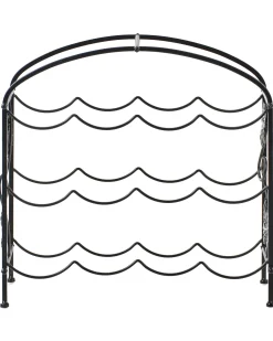 Porta bottiglie da vino BUNDORAN Metallo Nero