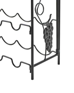 Porta bottiglie da vino DONEGAL Metallo Nero