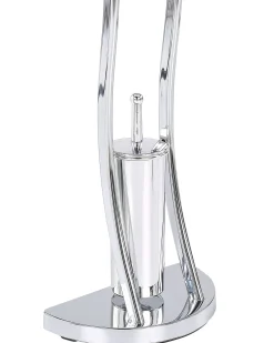 Porta carta igienica e spazzolone SOACHA Metallo Argento