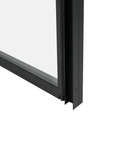 Porta doccia a libro NELTUME 80 x 190 cm Nero