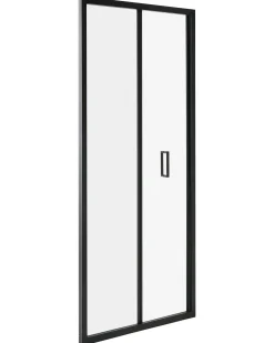 Porta doccia a libro NELTUME 80 x 190 cm Nero
