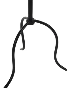 Portacandele ALMADA Metallo 118 cm Nero