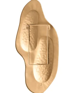 Portacandele da parete PENICHE Metallo 60 cm Oro