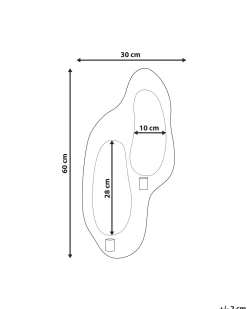 Portacandele da parete PENICHE Metallo 60 cm Oro