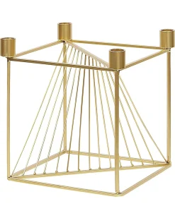 Portacandele MINDORO Metallo 23 cm Oro