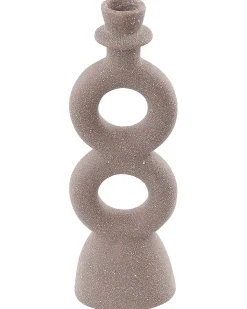 Portacandele NAOUSA Ceramica 23 cm Beige