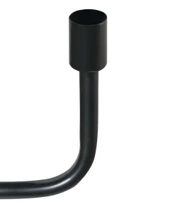 Portacandele PORRTELA Metallo 50 cm Nero