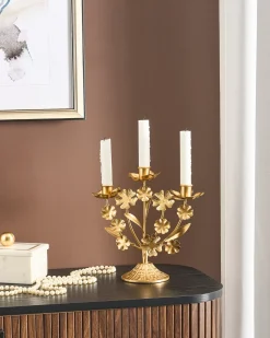 Portacandele RAMADA Metallo 25 cm Oro